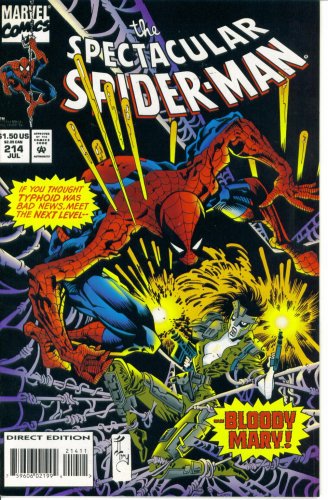 The Spectacular Spider-Man #214 : Bloody Justice (Marvel Comics) Paperback – January 1, 1994 - COMICS