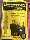 UNDERGROUND INVESTIGATION "LOT DE 6 NUMEROS" ZINE A4