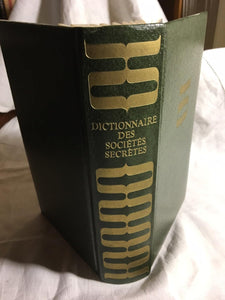 Dictionnaire des sociétés secrètes en Occident  Relié – 1 janvier 1971 - LIVRE