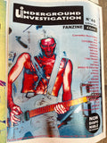 UNDERGROUND INVESTIGATION "LOT DE 6 NUMEROS" ZINE A4