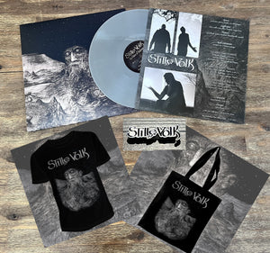 STILLE VOLK "LE DIEU D'AUTOMNE" LP Silver + T-Shirt + Pins & Totebag - BUNDLE