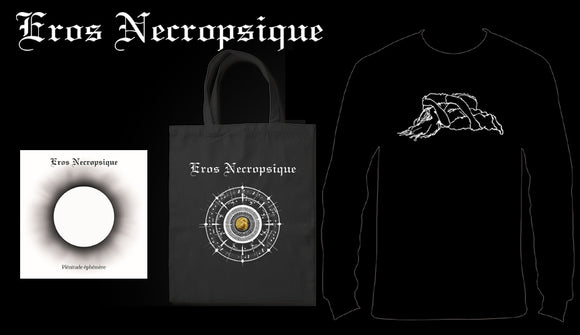 EROS NECROPSIQUE - 2 x LP + Long Sleeve + Totebag + Metal Pins - BUNDLE