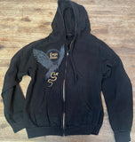 EAGLE TWIN "SNAKE & BIRD" HOODED-SWEATSHIRT