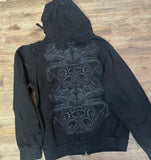 EAGLE TWIN "SNAKE & BIRD" HOODED-SWEATSHIRT