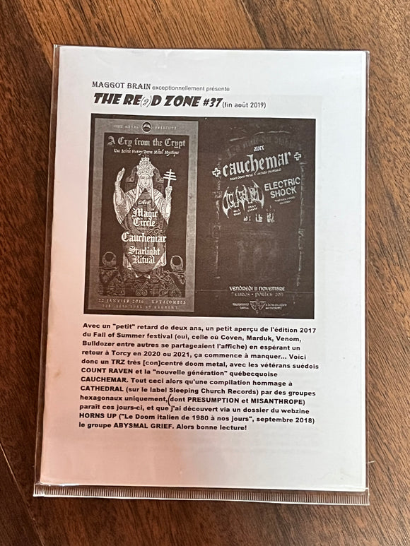 THE READ ZONE - Issue 37 - Fanzine A5