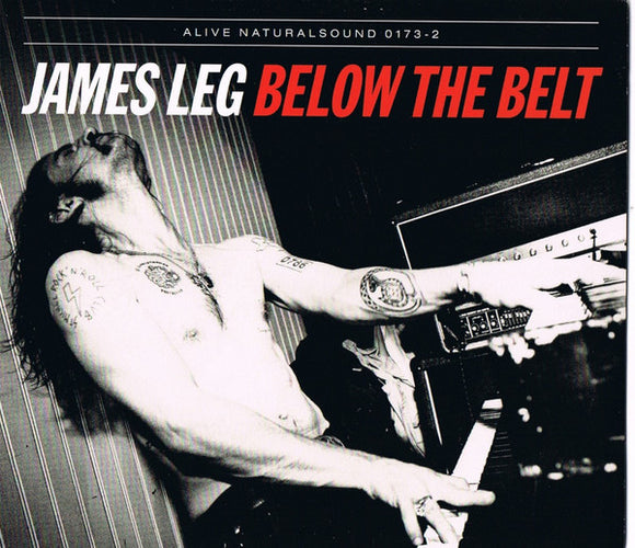 JAMES LEG - BELOW THE BELT - CD Digipak