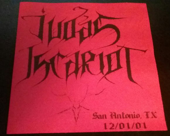JUDAS ISCARIOT - SAN ANTONIO, TX 12/01/01 - DVD-r