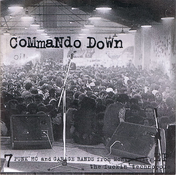 COMMANDO DOWN - VARIOUS ARTISTS - SPLIT - 7
