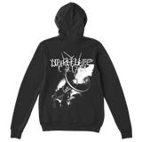 MALHKEBRE "B.A.M.N." BLACK ZIP-UP HOODIE