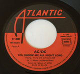 AC/DC - YOU SHOOK ME (All night long) - 7"EP