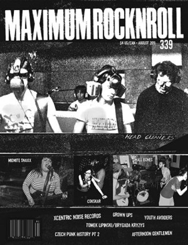 MAXIMUM ROCKNROLL - ISSUE 339 -  Zine A4