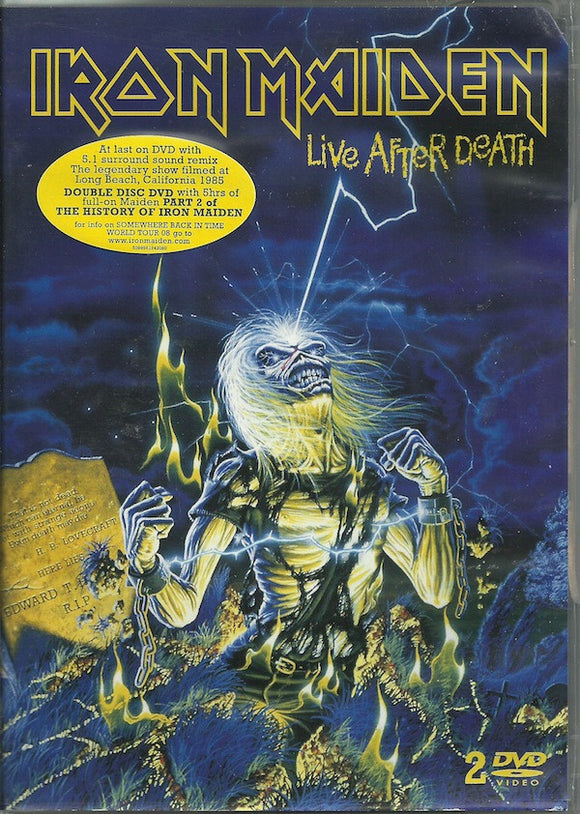 IRON MAIDEN - LIVE AFTER DEATH - 2 x DVD
