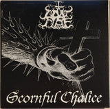 IMPENDING DOOM / GOATFIRE - Luciferian Curse & Headshot Christ / Scornful Chalice - 7"EP - Blue version