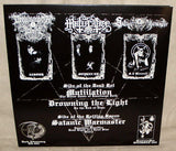 MÜTIILATION / DROWNING THE LIGHT / SATANIC WARMASTER - DARK HYMNS - LP Picture