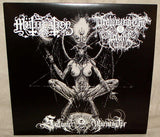 MÜTIILATION / DROWNING THE LIGHT / SATANIC WARMASTER - DARK HYMNS - LP Picture