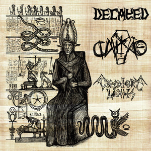 DECAYED / CAIXO / CEMETERY LIGHTS "HERALDS OF THE DUAT" LP