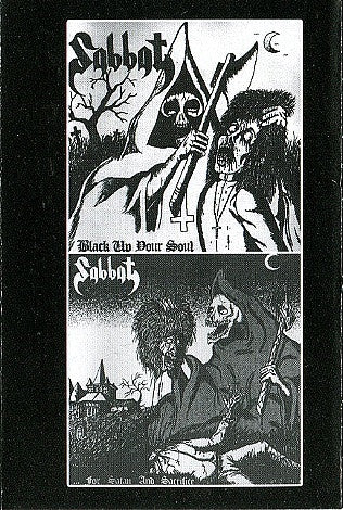 SABBAT - BLACK UP YOUR SOUL... FOR SATAN & SACRIFICE - Tape