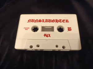 NUNSLAUGHTER "HEX" Tape - white shell