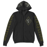 VENEFIXION "THE BLOSSOM OF EVIL" HOODED-ZIPPED SWEATSHIRT