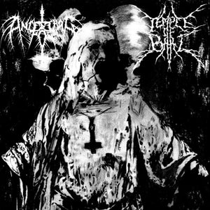 Ancestral Fog / Temple Of Baal "Split" 7"EP - Black