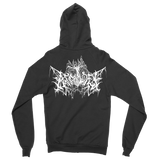 ASMODEE "GOAT-LOGO" BLACK ZIP-UP HOODIE - POD