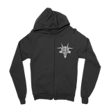 ASMODEE "GOAT-LOGO" BLACK ZIP-UP HOODIE - POD