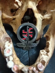 TETRAGRAMMACIDE "Nihil-Wing Lashkar Kult" METAL BADGE PIN