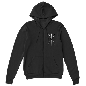 MALHKEBRE "RESISTANCE SATANIQUE" ZIP-UP HOODIE - POD