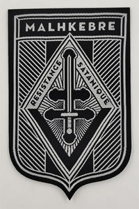 MALHKEBRE "RESISTANCE SATANIQUE" WOVEN PATCH