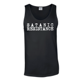 MALHKEBRE "SATANIC RESISTANCE" BLACK TANK TOP MAN & GIRLY