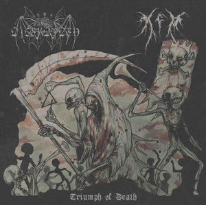 DIGERDÖDEN / K.F.R. "TRIUMPH OF DEATH" 7"EP