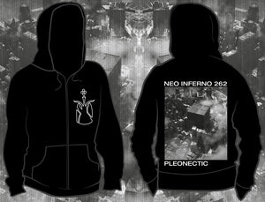 NEO INFERNO 262 "PLEONECTIC" HOODED-ZIPPED SWEATSHIRT