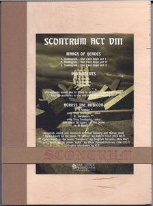 MARCH OF HEROES / PHRAGMENTS / ACROSS THE RUBICON "SCONTRUM ACT VIII" CDr  - A5 wooden cover