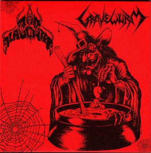 Nunslaughter / Gravewurm "Split" 7"EP