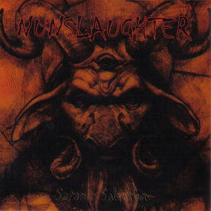 NUNSLAUGHTER / DESTRUKTOR "SATANIC SALVATION / LIVE DESECRATION" 7"EP