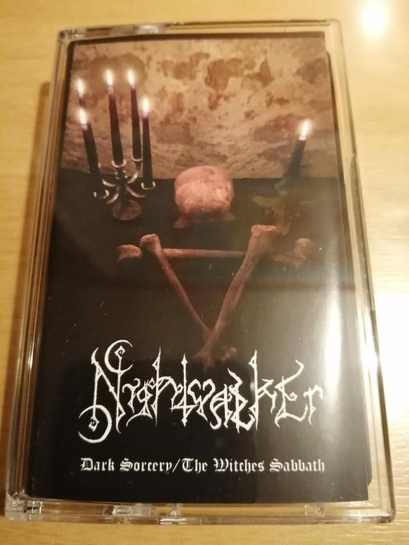 NIGHTWALKER - DARK SORCERY/THE WITCHES SABBATH - Tape