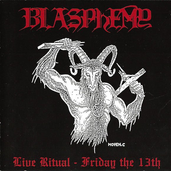 Blasphemy (2) ‎– Live Ritual - Friday The 13th - CD