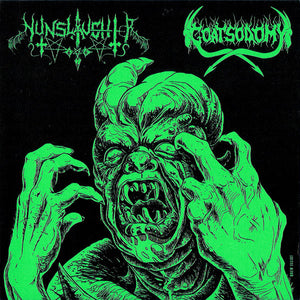 Nunslaughter / Goatsodomy "Split" 7"EP