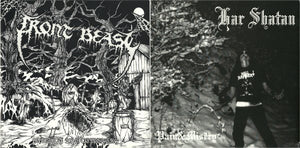 FRONT BEAST / HAR SHATAN "LAWS OF THE CEMETERY / PAIN & MISERY" 7"EP