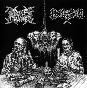 BONE GNAWER / BONESAW "Split" CD