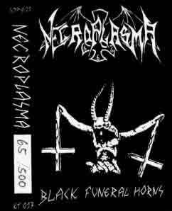 NECROPLASMA "BLACK FUNERAL HORNS" TAPE