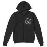 RITES OF THY DEGRINGOLADE "THREE DAGGERS" HOODED-ZIPPED SWEATSHIRT - POD