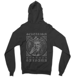 SEKTARISM "HOSANNA SATHANA" BLACK ZIP-UP HOODIE - POD