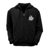 SEKTARISM "CHAPELET DISCIPLINE" BLACK ZIP-UP HOODIE