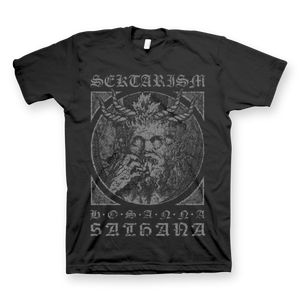 SEKTARISM "HOSANNA SATHANA" BLACK T-SHIRT