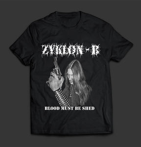 ZYKLON-B "BLOOD MUST BE SHED" T-SHIRT
