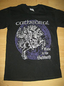 CATHEDRAL "RIDE TO THE SABBATH" BLACK T-SHIRT